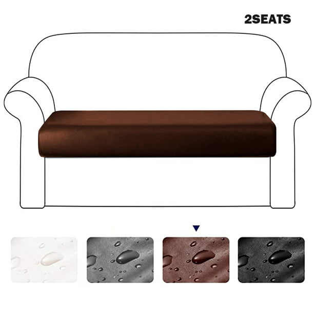 Home Furniture Diy Stretch Pu, Leather Sofa Seat Cushions